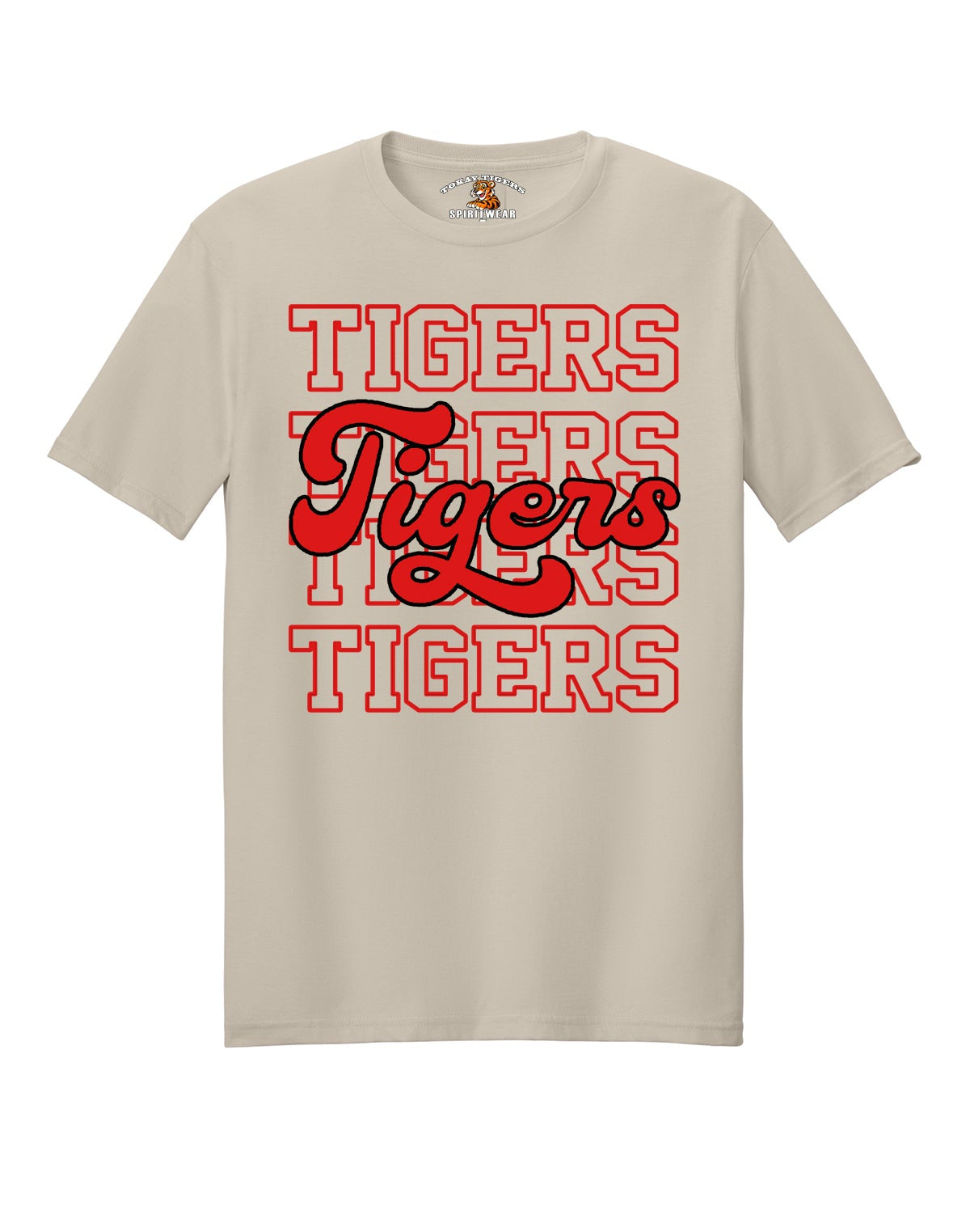 Tigers Outline Tee